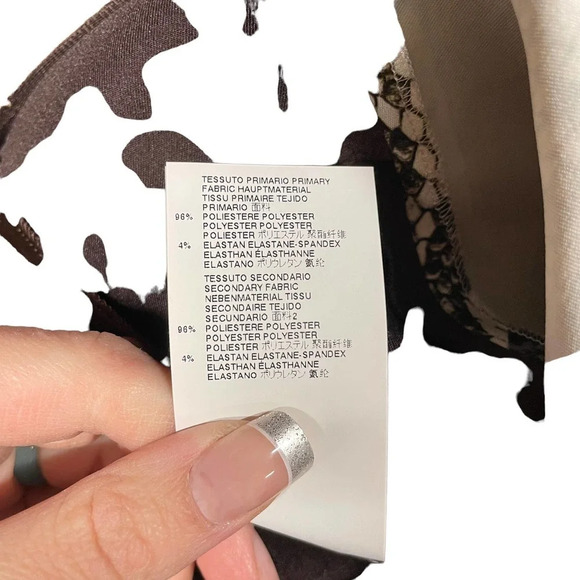 Just Cavalli Brown Python Snake Print Bodycon Sheath‎ Dress Size 36 / US 0 - Picture 9 of 12